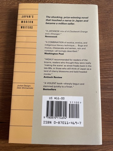 Almost Transparent Blue by Ryu Murakami (Paperback, 1981) 1st Paperback Edition - Imagen 2 de 12