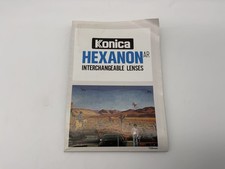 Konica Hexanon AR 135Mm Interchangeable Lenses Manual