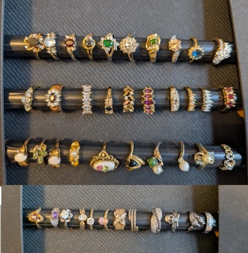 Vintage Costume Jewelry Lot JL1, Rings