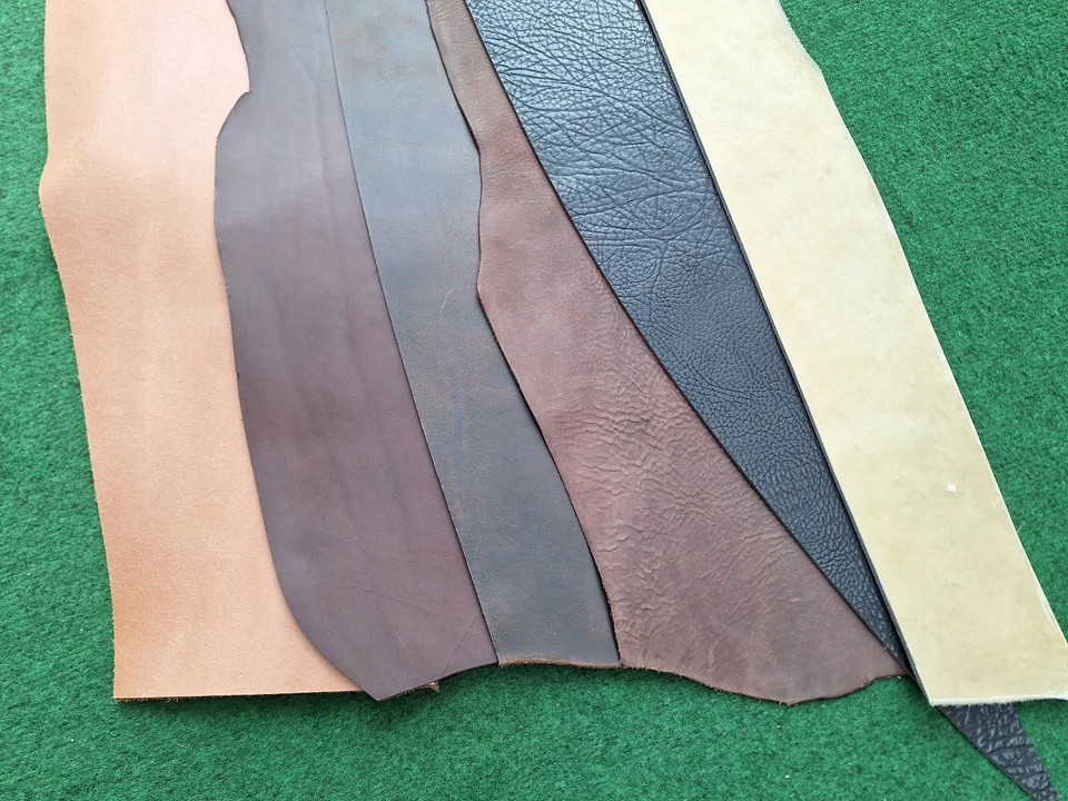 diverse Lederreste Rindsleder 2,5-4mm dick zur Auswahl