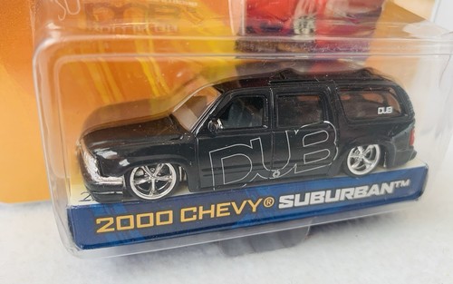 Jada Toys Dub City, 1/64 Scale Chevrolet Suburban 2000 In Black, New & Sealed - Picture 2 of 3
