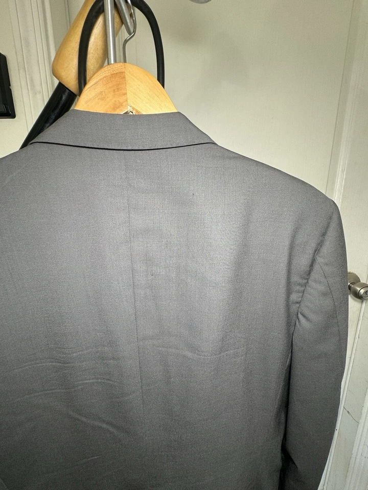 Vintage 70s Gucci Suit G. Gucci S.p.A Made in Italy Gray Wool 100% Lana - Image 4 of 4