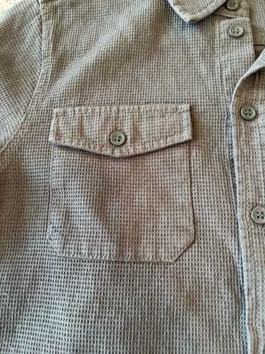 RSQ Men's Gray Button Up Long Sleeve Corduroy Shirt Size M - Picture 3 of 5