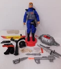 Johnny Cage 12" Mortal Kombat Action Figure HASBRO w/ GI JOE Cobra Helicop Gear