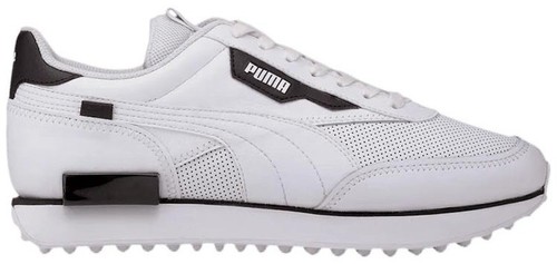 PUMA Future Rider TMC Nipsy Hustle Triple White Retro - Men\'s Size 14 USED PUMA FUTURE RIDER X TMC Nipsy Hustle Triple White Mens Size  main image 3