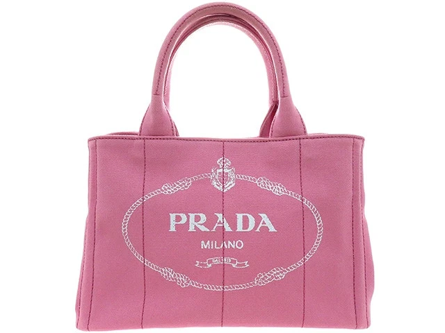 PRADA ツイード レザー トート バッグ 黒 ピンク ボストン バッグ PRADA Leather Exterior Pink Bags & Handbags for Women for sale | eBay