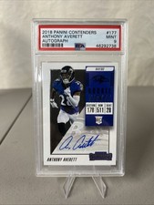 2018 ANTHONY AVERETT Panini Contenders Rookie Ticket Autograph Auto PSA 9 