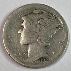 1923-S Mercury Dime - 90% Silver Coin