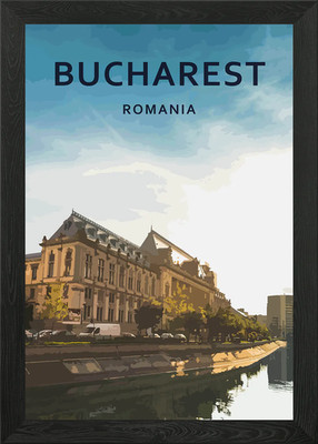 Bukarest Gerahmtes Wandbild Poster Leinwanddruck Bild