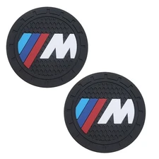 2x Car Coasters Cup Holders 2.75” Universal | For M Series BMW