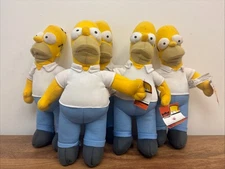 Nanco 2005 Homer Simpson  The Simpsons Dad Stuffed Plush Doll Figure 12” X1