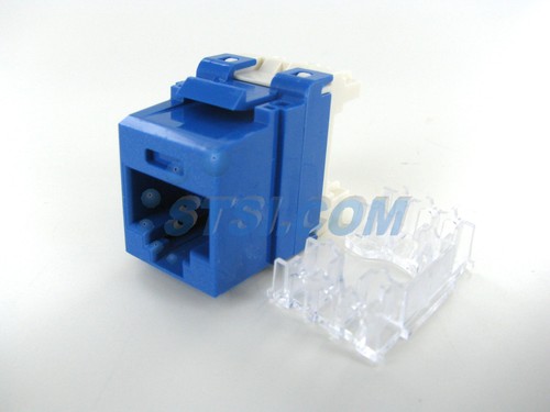 Panduit NKP5E88MBU NetKey Cat5e Keystone Punchdown Jack Module, Blue ~STSI - Picture 3 of 3