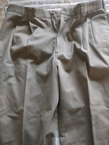 Van Heusen Mens New MOCHA Dress Pants 38 X 34 Wrinkle Resistant Stain Shield NWT - Picture 6 of 11