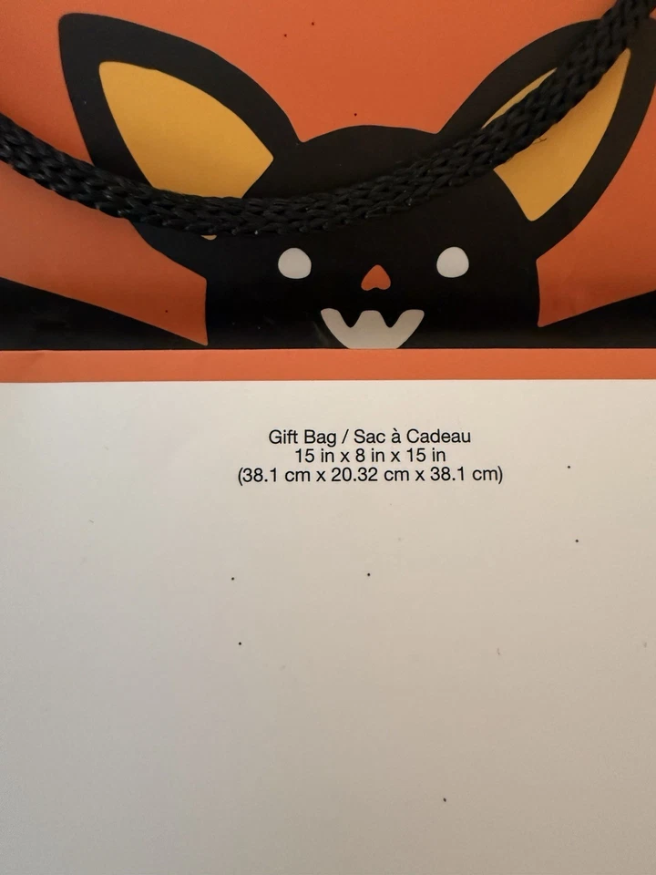 Bolsa de regalo de Halloween American Greetings 15x8x15 Foto 3 de 4