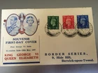 GB STAMPS RARE FIRST DAY COVER 1937 KING GEORGE VI NEW DEFINITIVES BERWICK