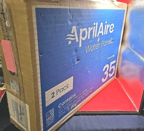 2 Pack Aprilaire 35 Humidifier Water Panels Filter 350 360 560 568 600 700A/M ++ - Picture 3 of 5