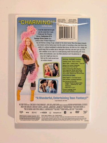 Confessions of a Teenage Drama Queen (DVD, 2004) Walt Disney Lindsey Lohan - Picture 2 of 6