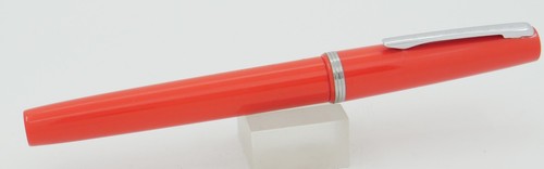Esterbrook A101 Orange & Chrome Aerometric Fountain Pen - 1950's - 1555 Fine Nib - Picture 2 of 6