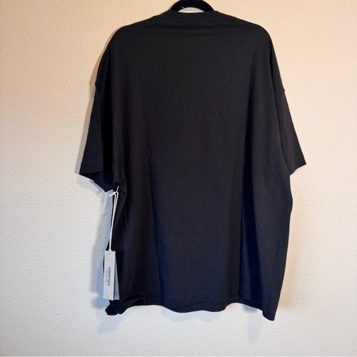 Camiseta Essentials Fear Of God Negra Manga Corta Para Hombre S Básica Clásica Lujo - Imagen 10 de 12