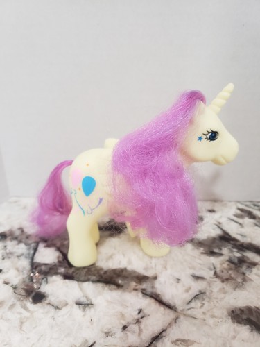 Vintage My Little Pony Fakie Bootleg Knock Off White With Purple Hair Bolloons - Picture 2 of 6