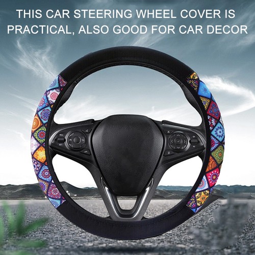Custom Steering Wheel Covers High Quality Wheel Cover Car Steering Wheel Cover - Picture 12 of 12