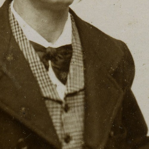 France Tourcoing Couple Portrait in Studio Old Cabinet Card Photo Bataille 1900 - Imagen 2 de 3