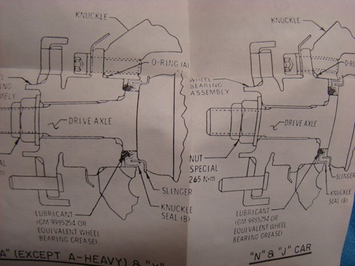 GM 7470001 2017K 1982 83 84 85 Firenza Skyhawk Wheel Hub Bearing Kit - Imagen 9 de 9
