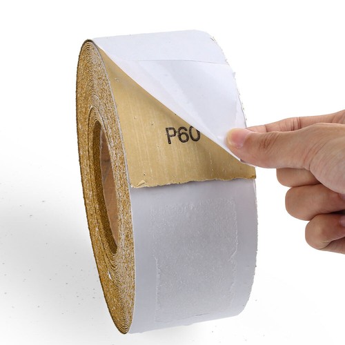 Sticky Back Sandpaper Roll 2-3/4" x22yds PSA 60 80 120 180 220 320 400 600 Grit - Picture 25 of 73