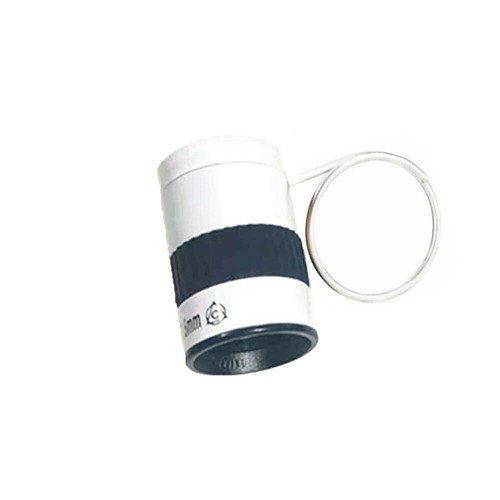 New 2.5x17.5 HD Mini Portable Finger Buckle Pocket Monocular Telescope White 17 - Picture 3 of 3