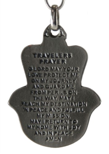 Anello Chiave Colombe Della Pace & Gerusalemme Hamsa Israele Ebraismo Ebraico Catena Per Fortuna - Foto 5 di 7