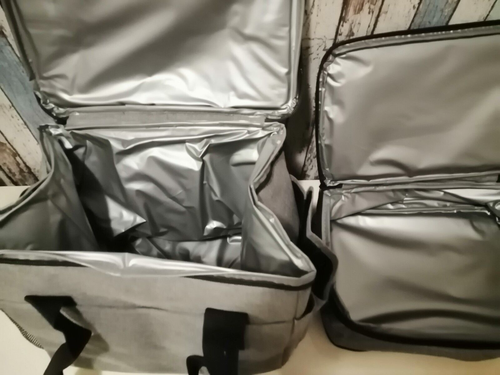 Faltbare Kühltasche, 25 Liter, waserdicht und auslaufsicher, grau - Bild 2 von 4