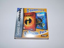 Disney''s Finding Nemo / Incredibles Dual Pack GBA Nintendo GAMEBOY ADVANCE New