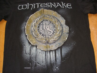 WHITESNAKE 1988 100% ORIGINAL VINTAGE concert tour t-shirt M