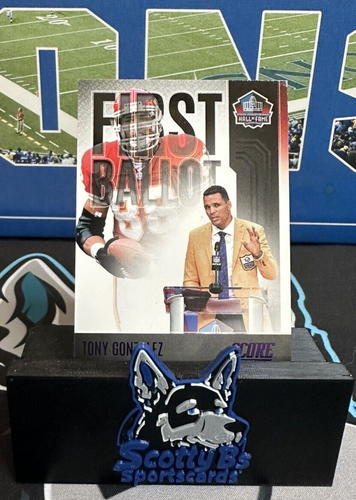 2022 Score First Ballot Purple #FB-TG - Tony Gonzalez - Kansas City Chiefs - Picture 1 of 3