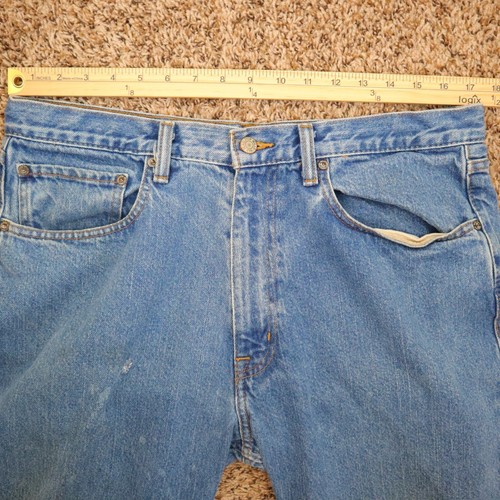 Pendleton Wooden Mills Relaxed Straight Leg Jeans 36x30 Waist 35" Inseam 30" - Picture 20 of 24