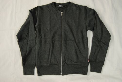 Bond International DAMEN Dunkelgrau Mergel Waffel Zip Jacke Neu Official Selten - Picture 1 of 5