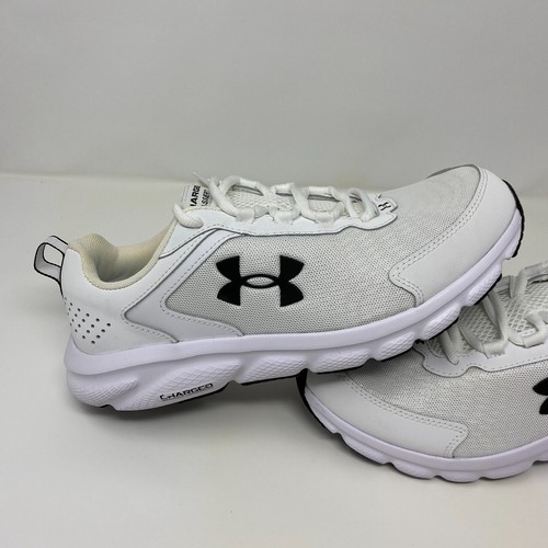 Under Armour Charged Assert 9 D White Sneakers Shoes Women's Size 11 D Wide Gym - Picture 8 of 12