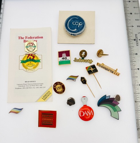 Genossenschaft - Vintage Sammlerstück Ansteck- und Hutnadeln (Set 2) - Bild 2 von 2
