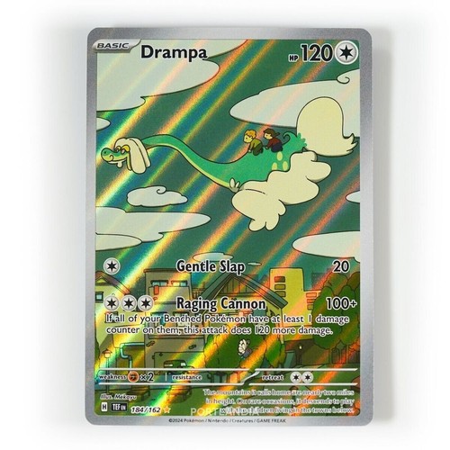 Drampa Illustration Rare Holo Pokemon Card (Temporal Forces - Mint Condition)