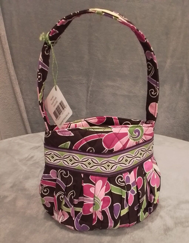 Vera Bradley Púrpura Punch Hannah Bolso de Mano Plisado Mini Cartera Bolso Pequeño Boho Nuevo con Etiquetas - Imagen 9 de 17