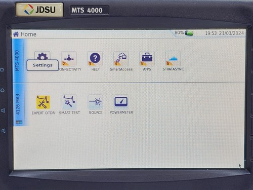 Viavi JDSU MTS 4000 + 4126 MA3 OTDR 1310/1550nm SM OTDR Modul - Bild 13 von 14