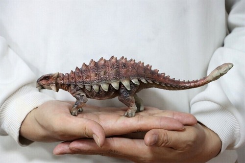 TNG Saichania Ankylosauridae Dinosaur Model Animal Figure Decor Toys Xmas Gift - Picture 5 of 24