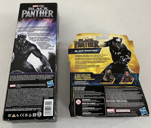 Hasbro Marvel Avengers BLACK PANTHER MOVIE 6" & 12" TITAN FIGURE LOT BRAND NEW - Picture 2 of 4