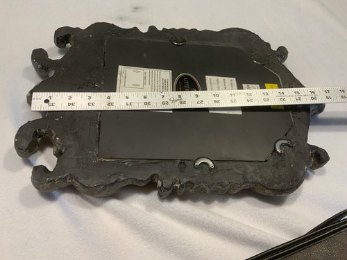 UTTERMOST CO. VINTAGE STONE LIKE MIRROR ORNATE RUSTIC NEW 18" H X 12" W - Picture 5 of 11