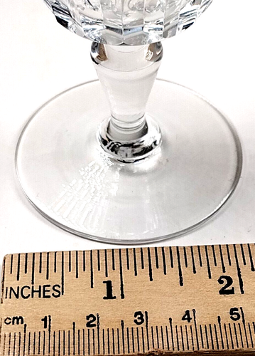 Baccarat Biarritz Port Wine Glass Sherry Cordial Liquor Cut Crystal SET 4.25" - Picture 12 of 12