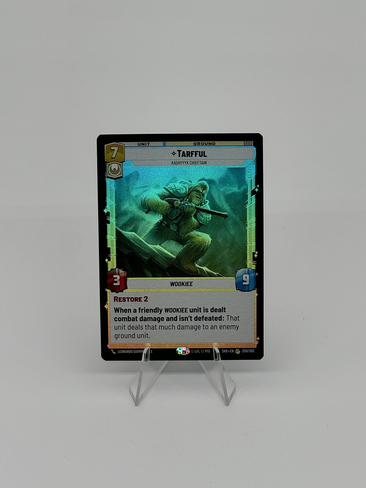 Tarfful 250/262 Foil Star Wars Unlimited Shadows Of The Galaxy SHD
