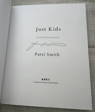 Patti Smith Signed Book Just Kids hardcover Patti Smith Signed Book Just Kids hardcover