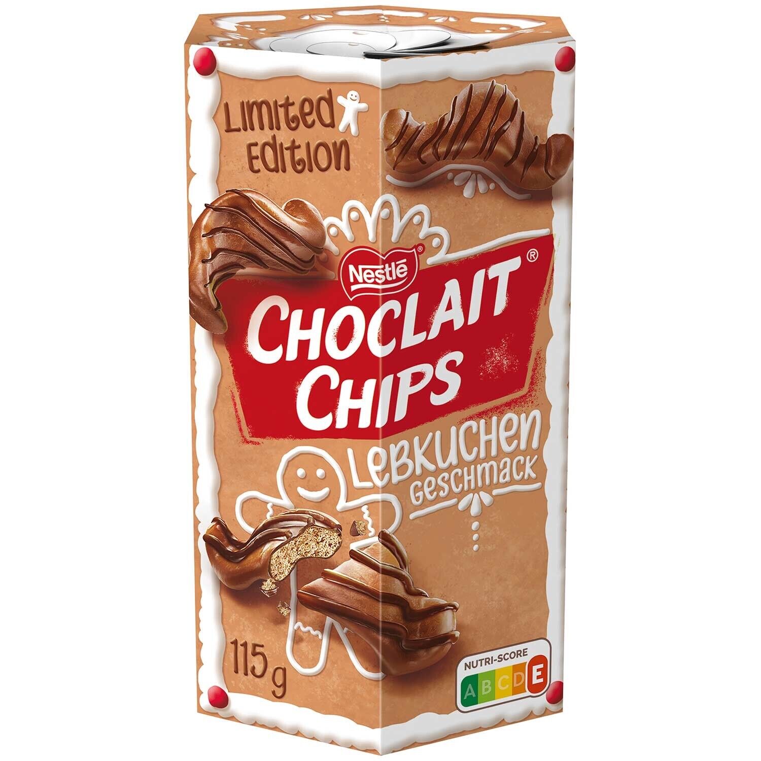 Шоколадная стружка Nestle Chocolait со вкусом ИМБИРНОГО ПРЯНИКА, 115 г/4 унции, ЛИМИТИРОВАННАЯ СЕРИЯ