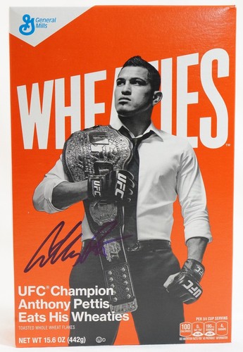 Anthony Pettis Signed Full Wheaties Box PSA/DNA COA UFC 2015 Autograph 164 181 - Picture 1 of 24