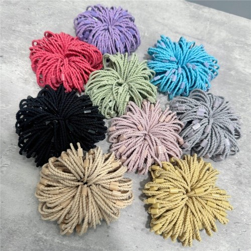 90 Stck. Kinder Hochelastisch Haargummi Scrunchie Seil Kopf Zubehör Zufällige Farbe - Bild 5 von 13